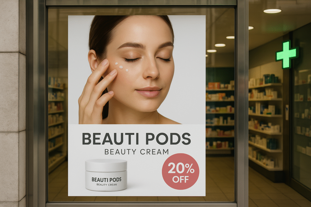 Cartelería para farmacia