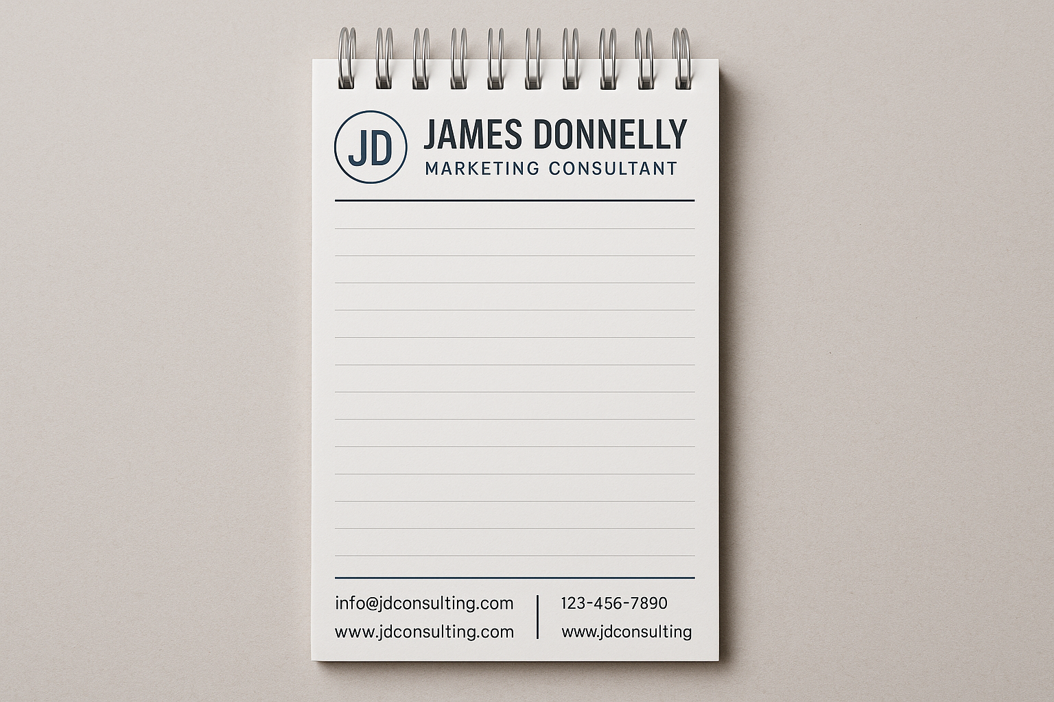 Bloc de notas personalizado