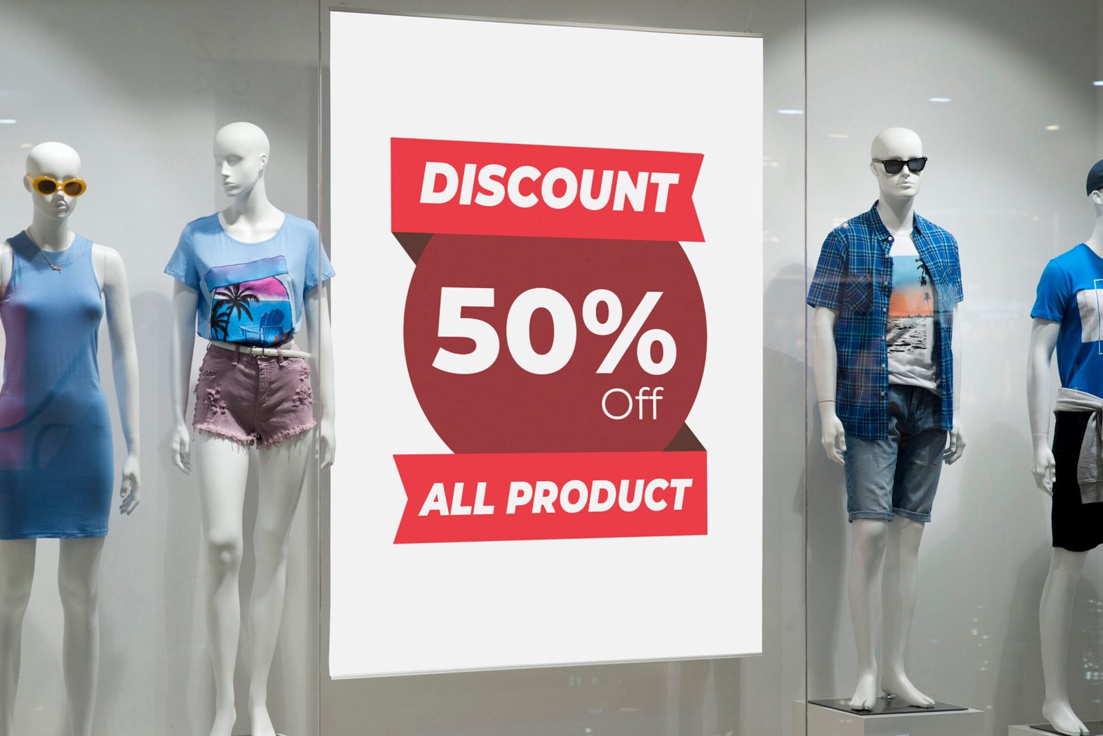 escaparates de rebajas|cartel escaparate rebajas