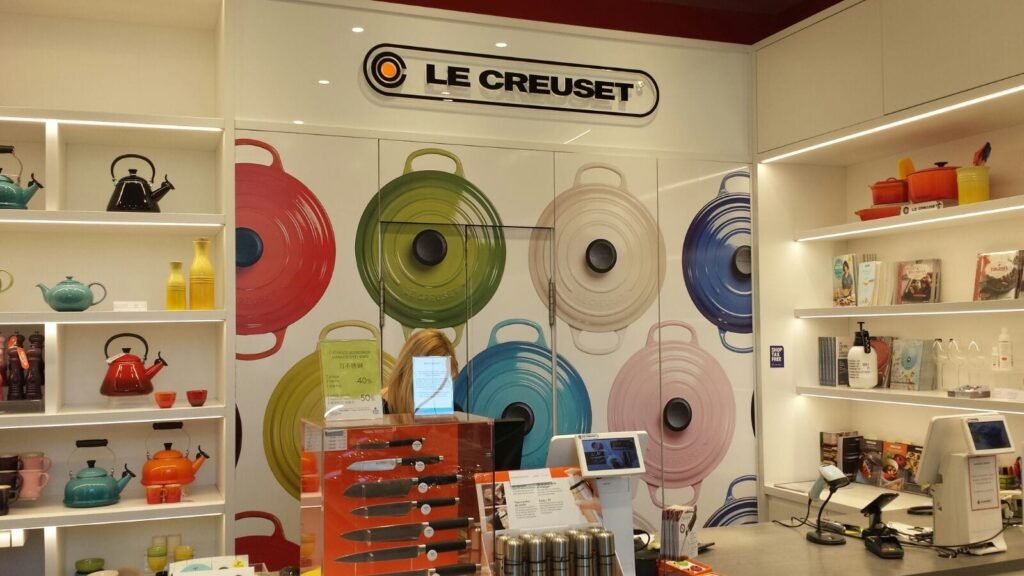 vinilos de corte y vinilos impresos de le creuset|vinil per terra|vinil impres i de tall